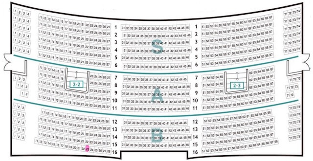 座席と見え方 東京宝塚劇場の2階16列ってどうなの 99番に立つ