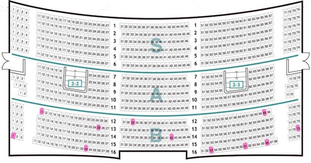 座席と見え方 東京宝塚劇場 宝塚大劇場 ２階ｂ席編 99番に立つ